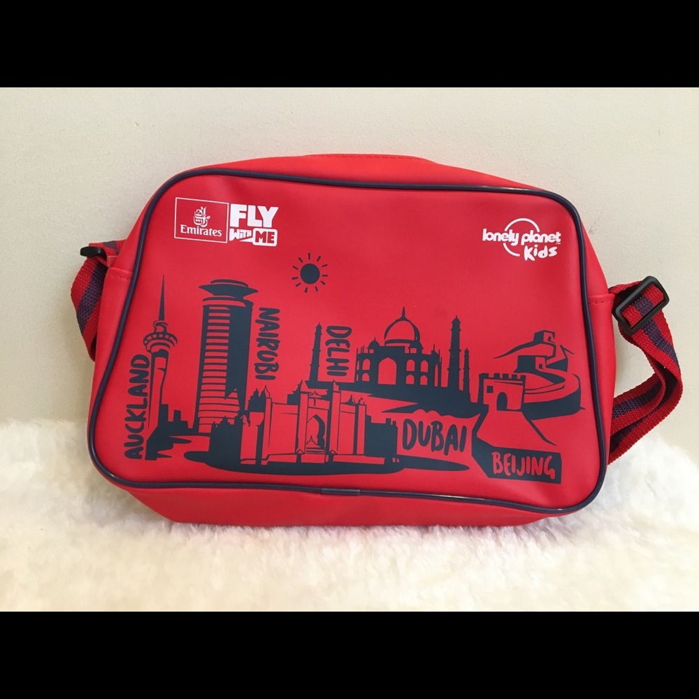 Emirates Travel-Themed Crossbody Bag